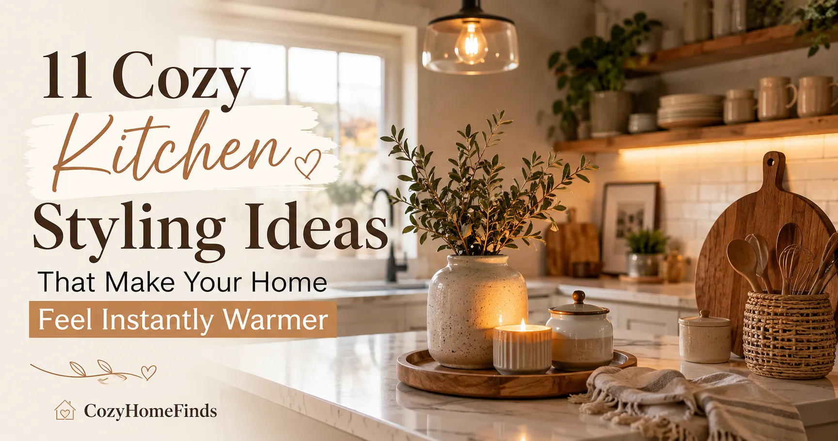11 Cozy Kitchen Styling Ideas That Make Your Home Feel Instantly Warmer